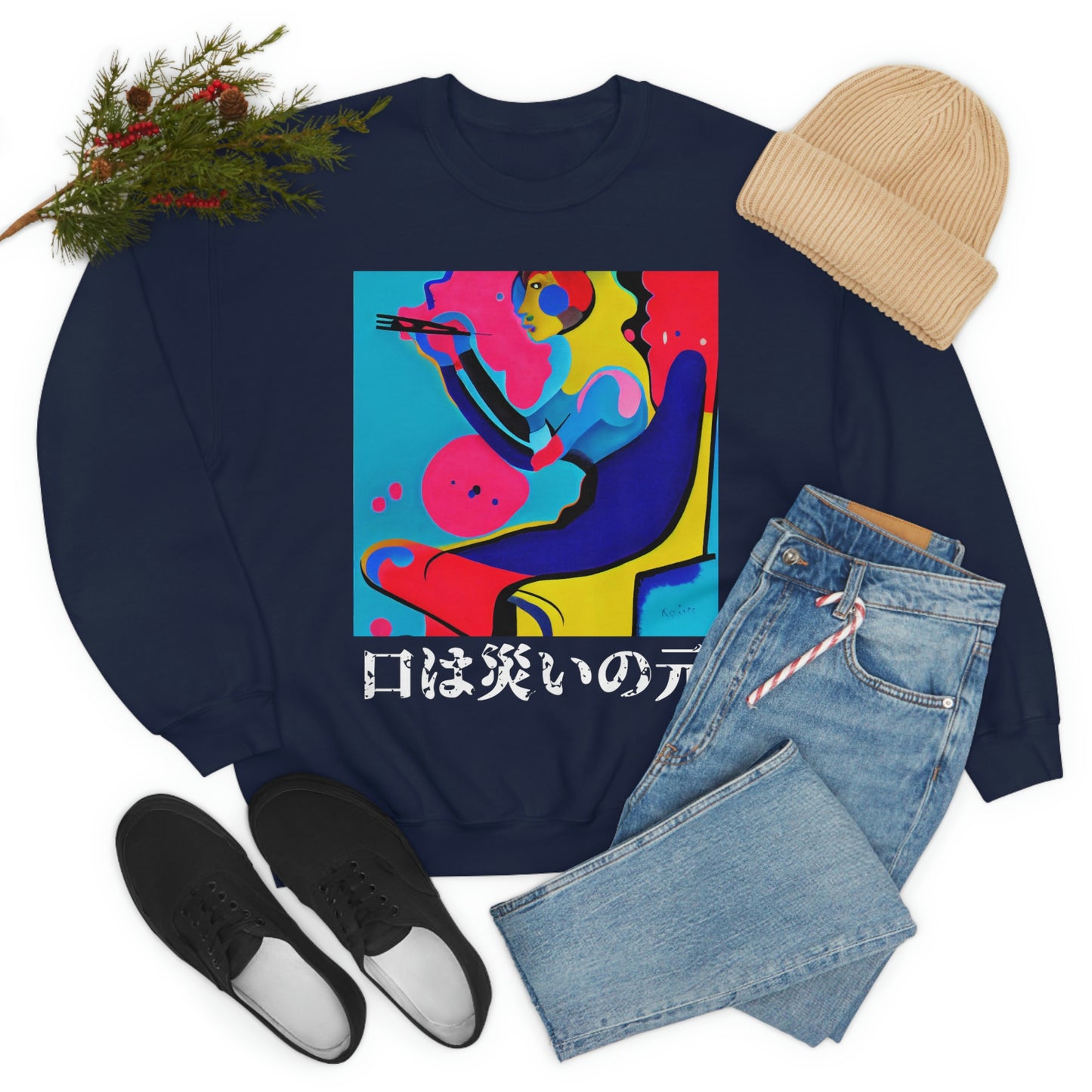The Stoic Philosophers. Original Art. Unisex Heavy Blend Crewneck Sweatshirt.