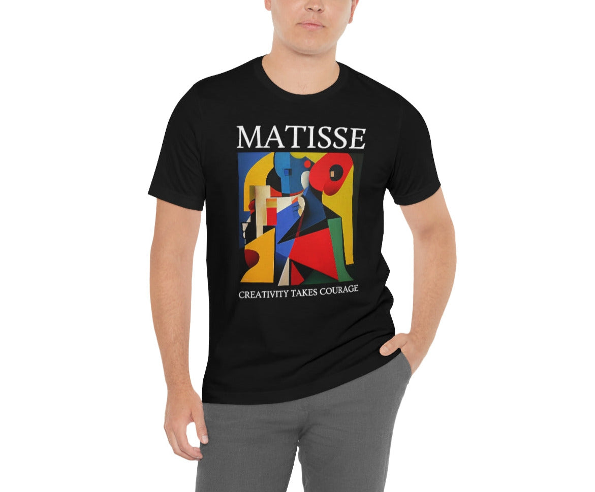 Creativity Takes Courage - Original Art Inspired By Matisse artwork. Unisex Jersey Short Sleeve Tee.