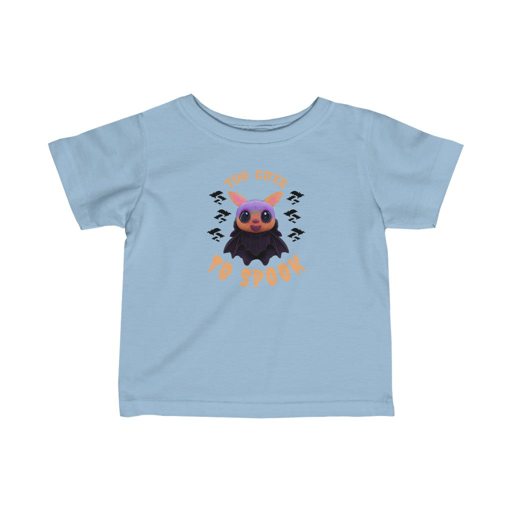 Too Cute Bat Wishing You A Happy Halloween. Unisex Heavy Cotton Tee. Infant Fine Jersey Tee.