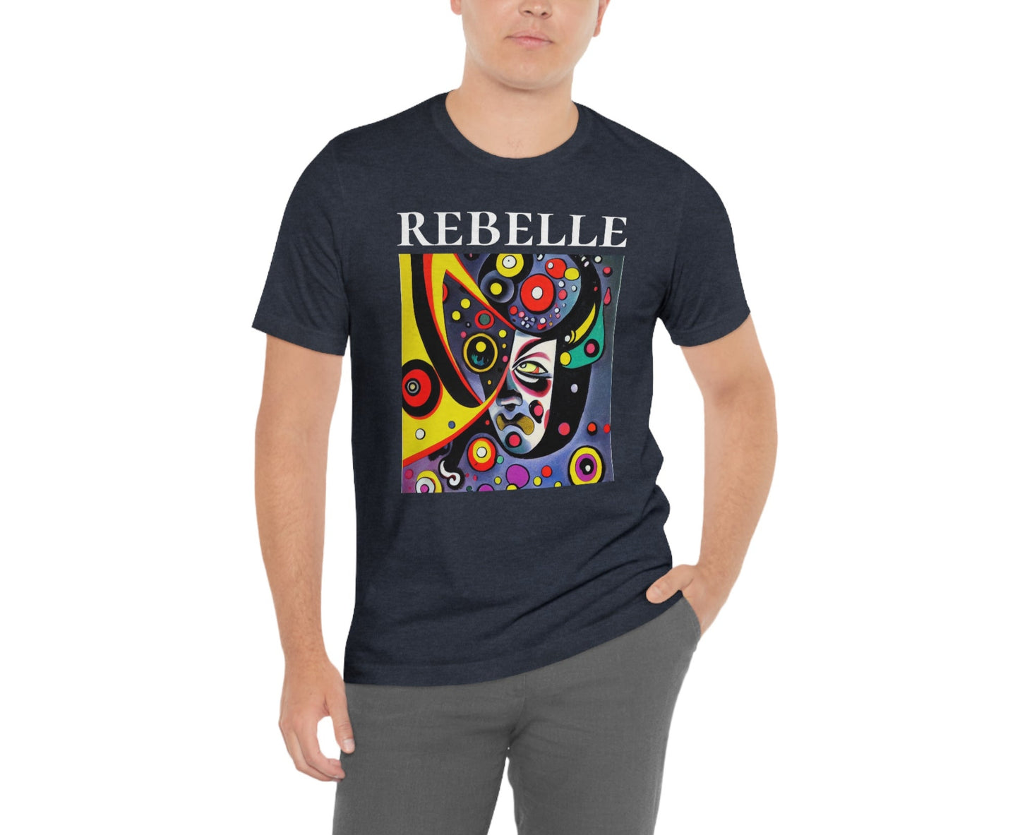 The Rebel - Original Art. Unisex Jersey Short Sleeve Tee.
