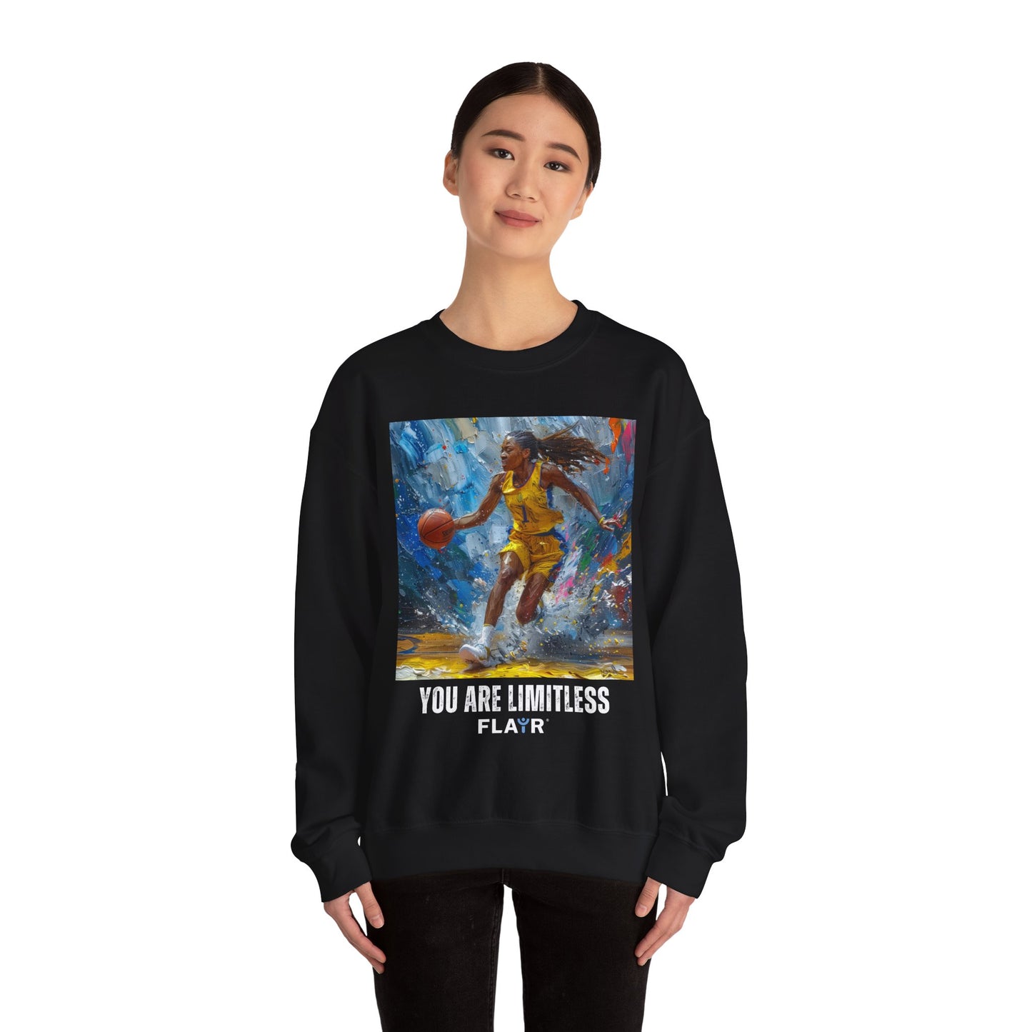 You Are Limitless. Unisex Heavy Blend Crewneck Sweatshirt.