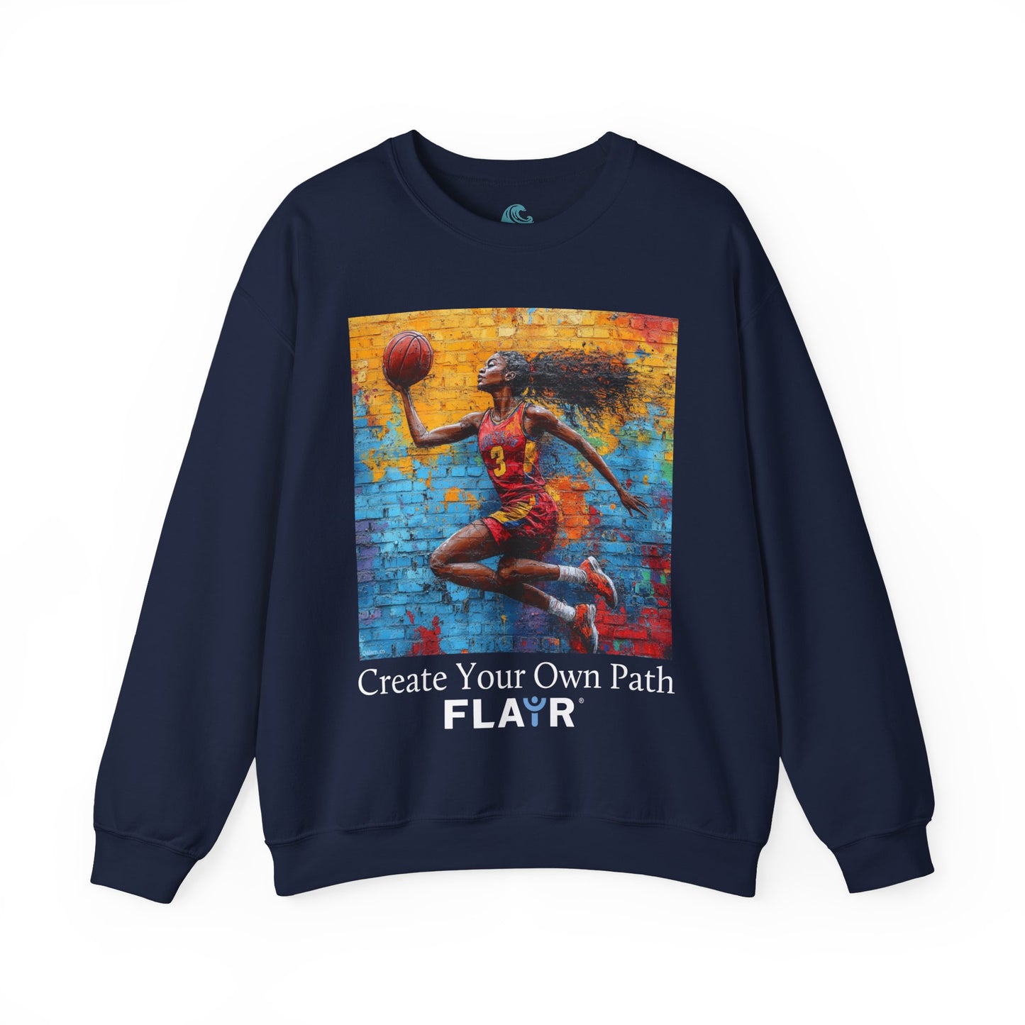 Rise And Shine with Purpose. Unisex Heavy Blend Crewneck Sweatshirt.