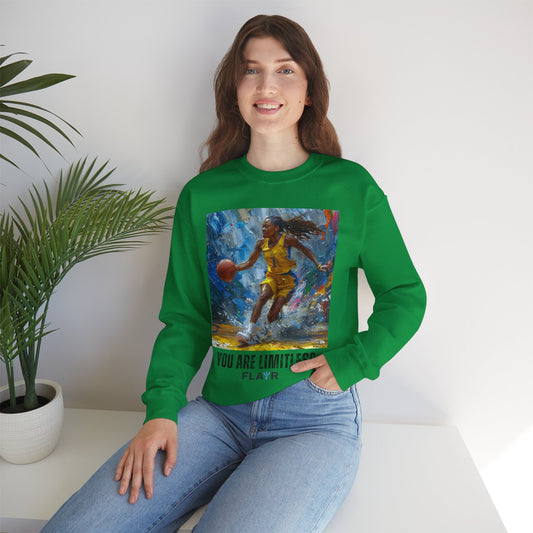 You Are Limitless. Unisex Heavy Blend Crewneck Sweatshirt.
