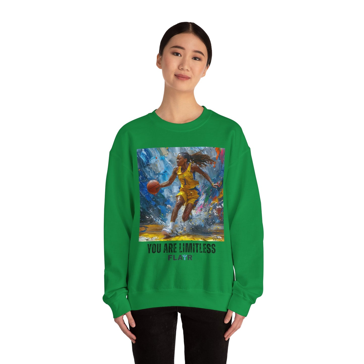 You Are Limitless. Unisex Heavy Blend Crewneck Sweatshirt.