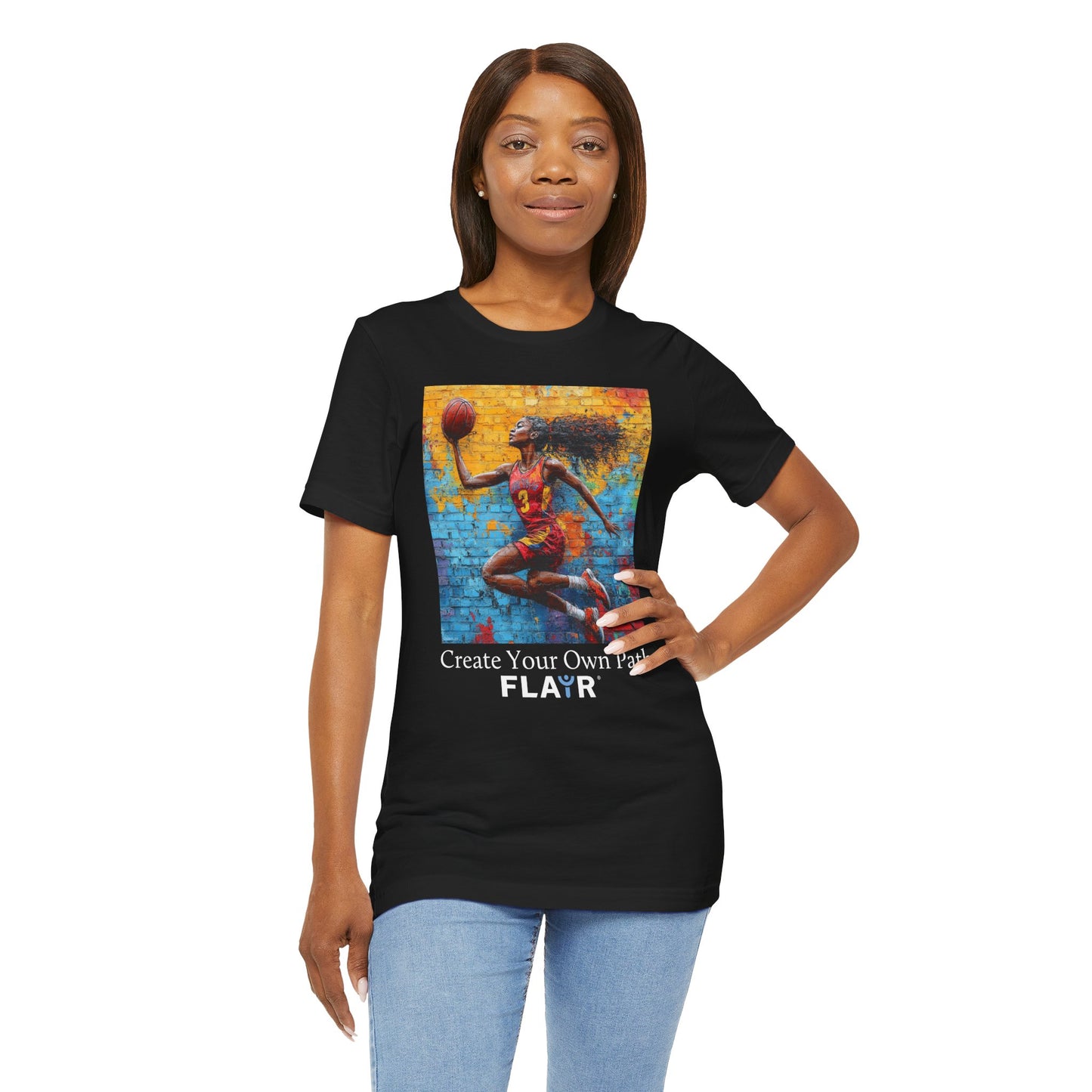 Rise And Shine with Purpose. Original Art. Unisex Jersey Short Sleeve Tee.