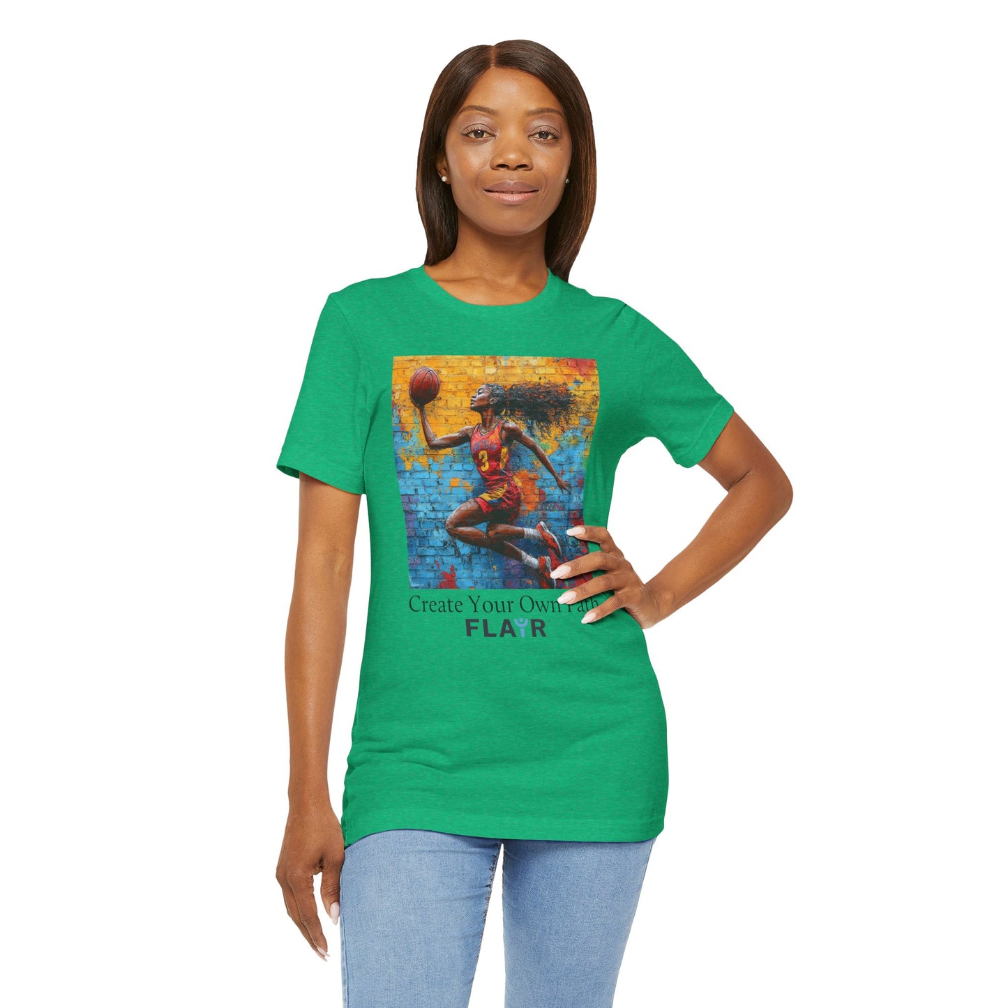 Rise And Shine with Purpose. Original Art. Unisex Jersey Short Sleeve Tee.