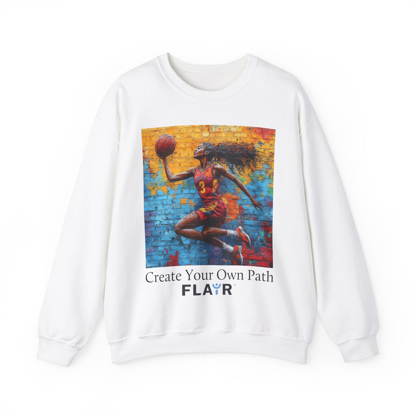 Rise And Shine with Purpose. Unisex Heavy Blend Crewneck Sweatshirt.
