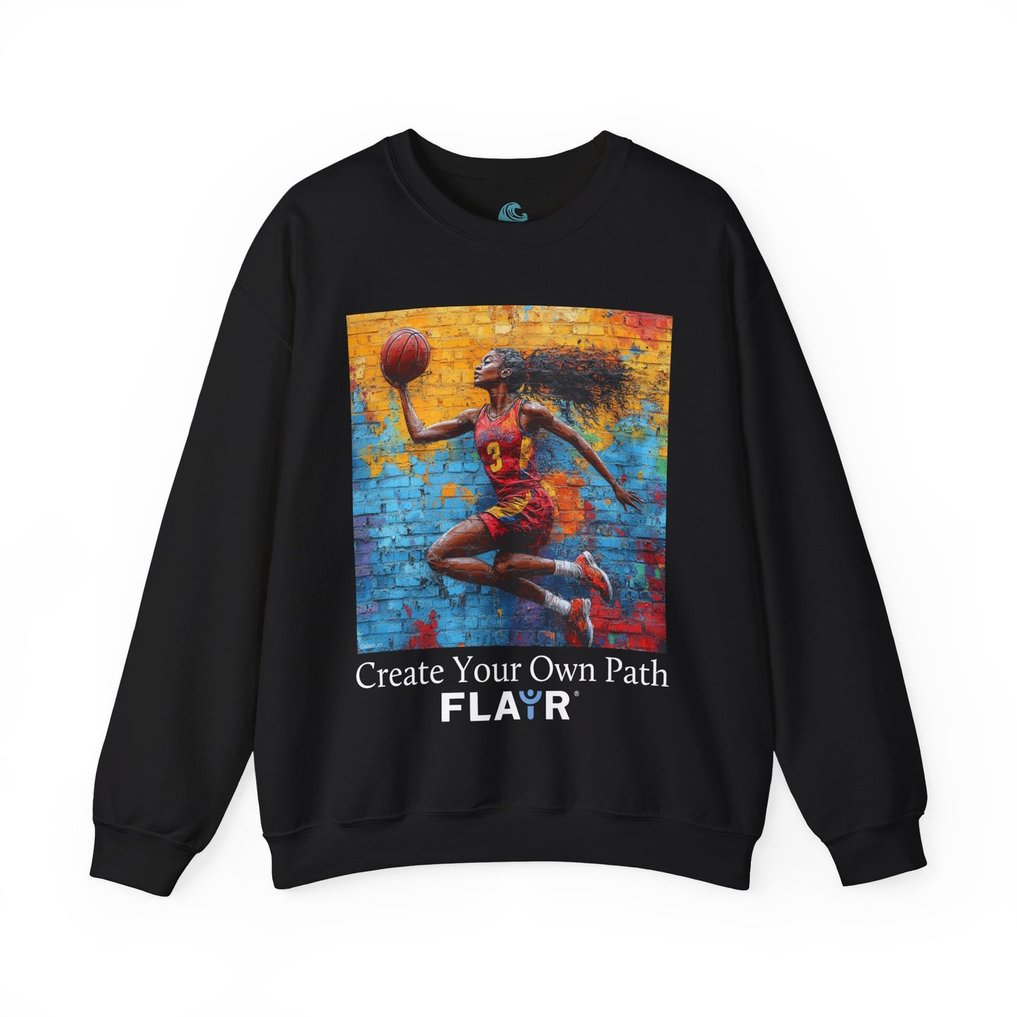Rise And Shine with Purpose. Unisex Heavy Blend Crewneck Sweatshirt.