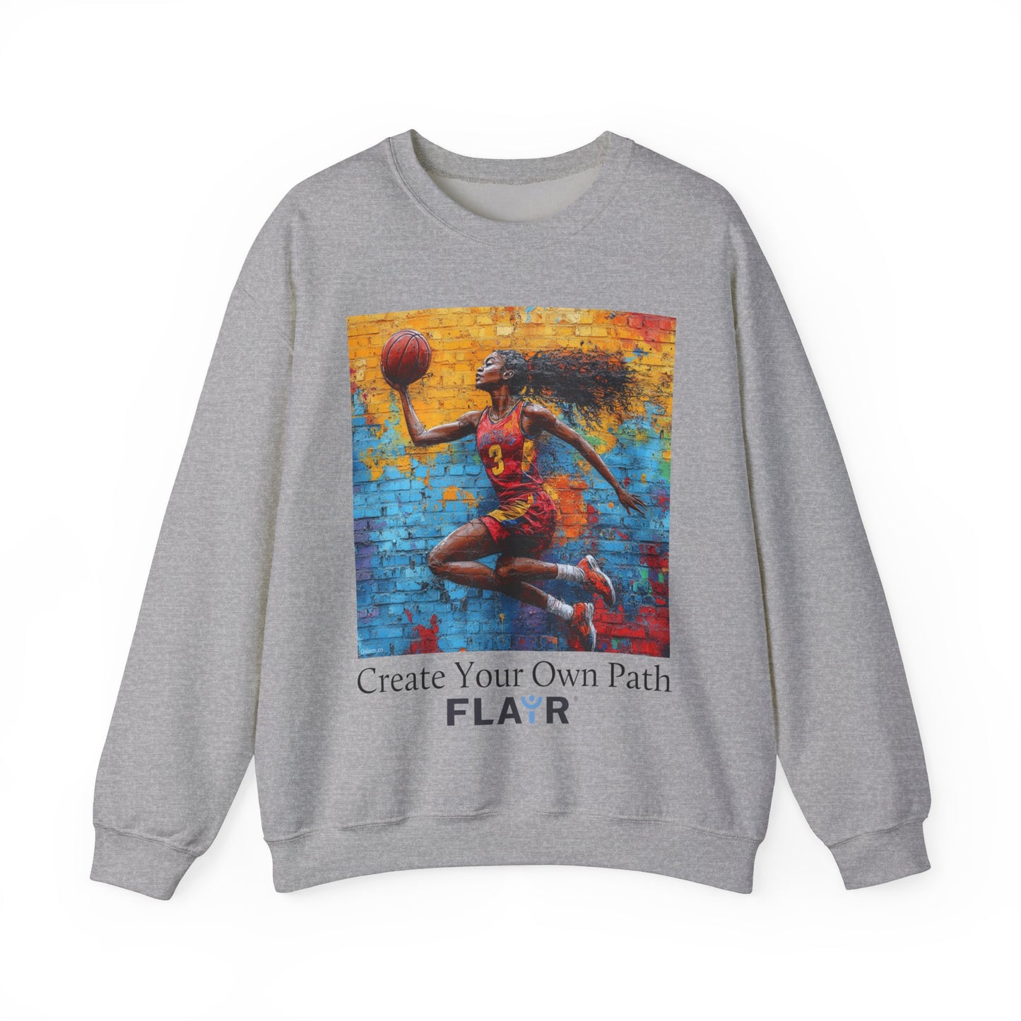 Rise And Shine with Purpose. Unisex Heavy Blend Crewneck Sweatshirt.