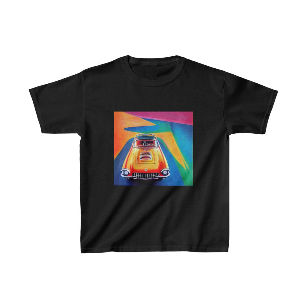 Streamline Sports Car. Original Art. Unisex Heavy Cotton Tee. Kids Heavy Cotton™ Tee.