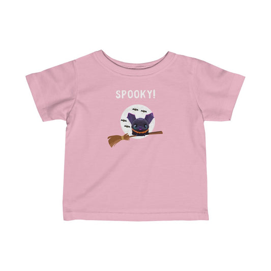 Spooky Bat Witch. Unisex Heavy Cotton Tee. Infant Fine Jersey Tee.