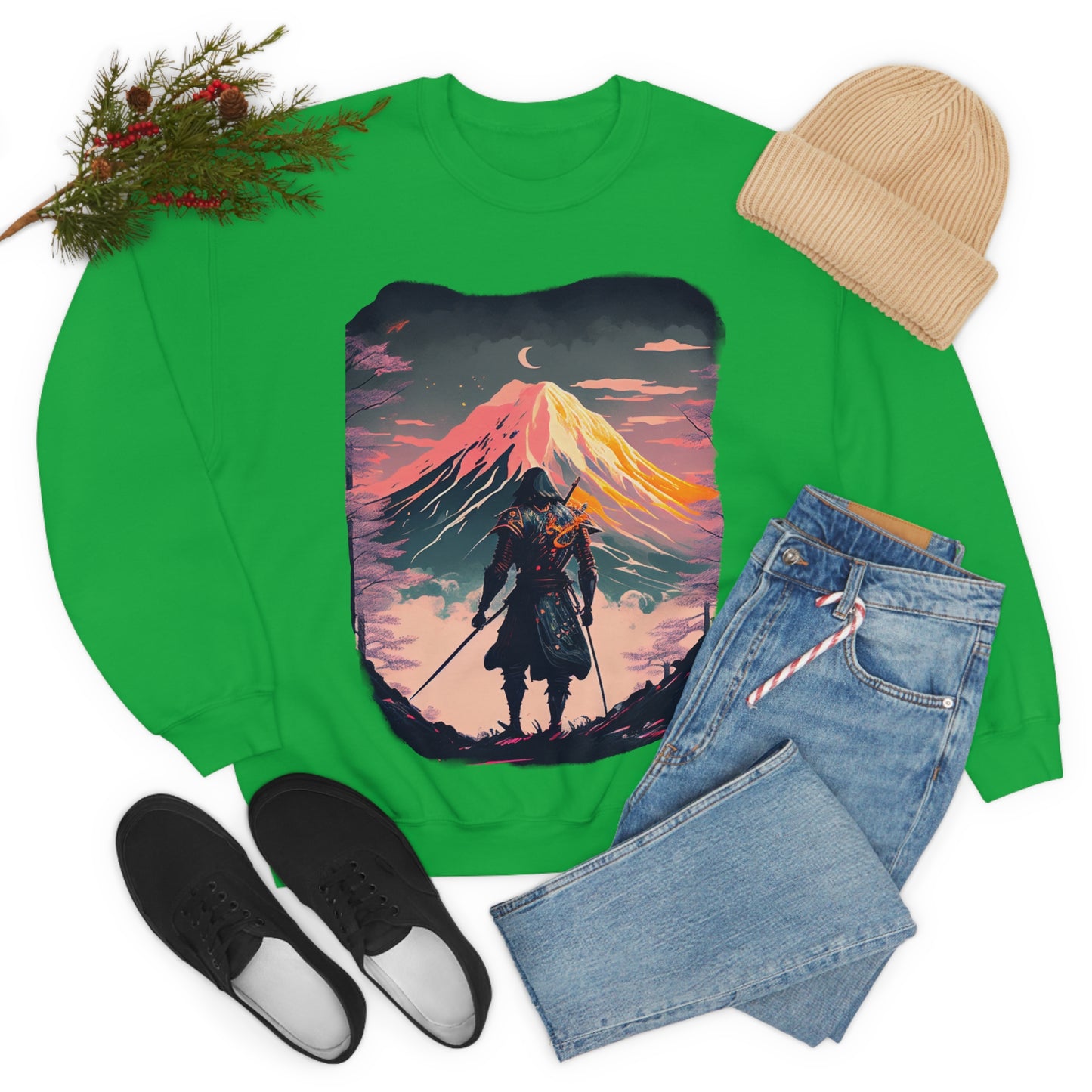 Wander often, wonder always. Original Art. Unisex Heavy Blend Crewneck Sweatshirt.