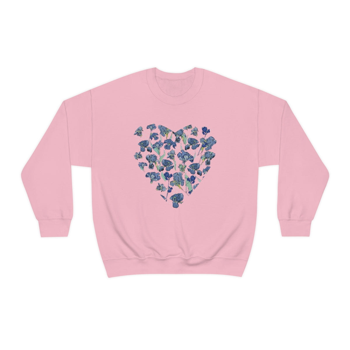 Blue Wildflowers. Unisex Heavy Blend Crewneck Sweatshirt.