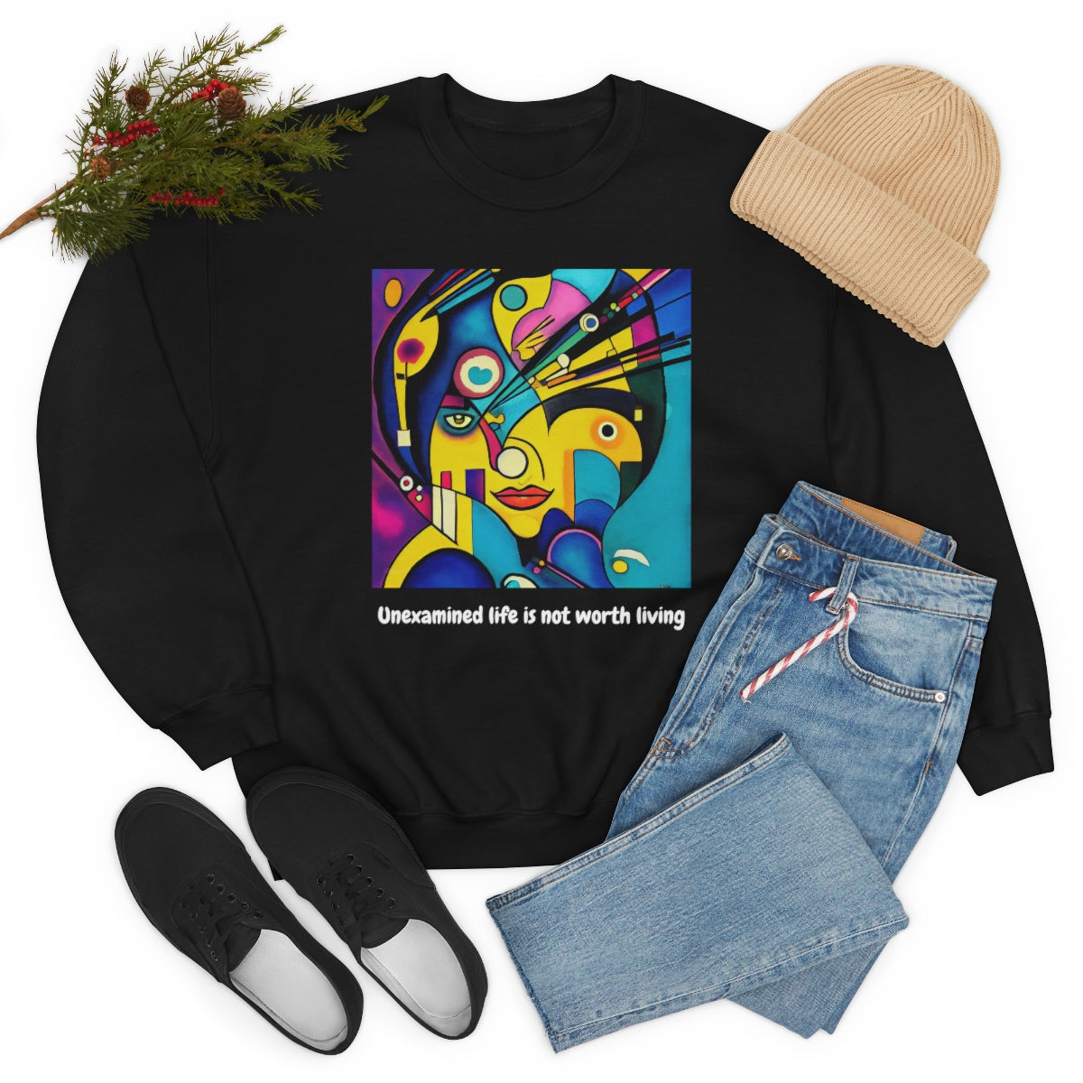 The Artist - Original Art. Unisex Heavy Blend Crewneck Sweatshirt.