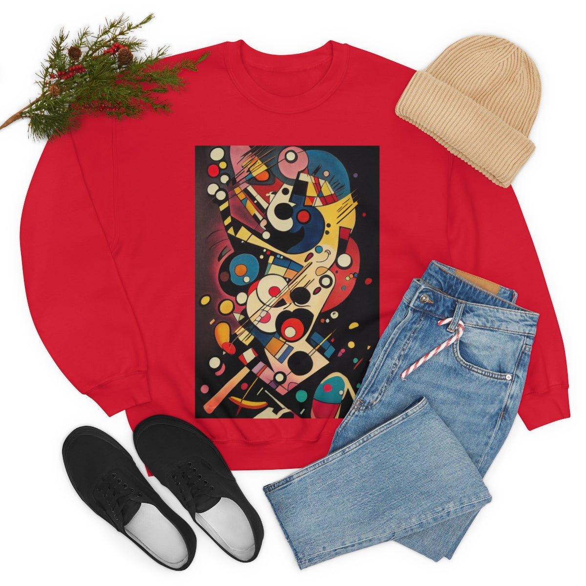 The Music Festival - Original Art. Unisex Heavy Blend Crewneck Sweatshirt.