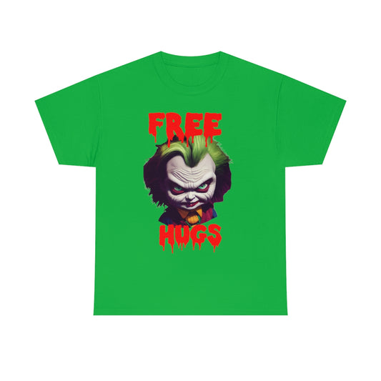 Free Hugs, Happy Halloween! Original art. Unisex Heavy Cotton Tee.
