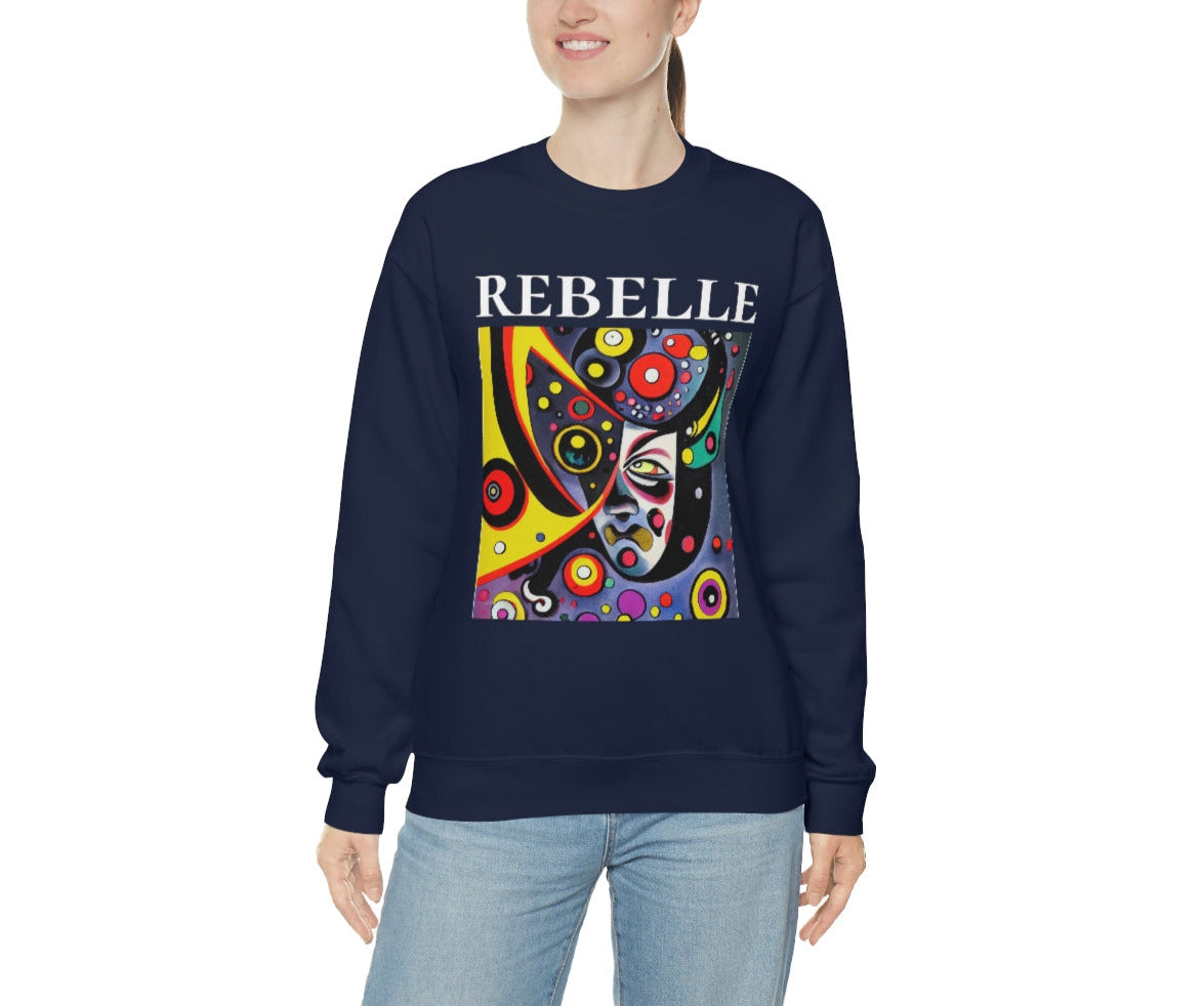 The Rebel - Original Art. Unisex Heavy Blend Crewneck Sweatshirt.