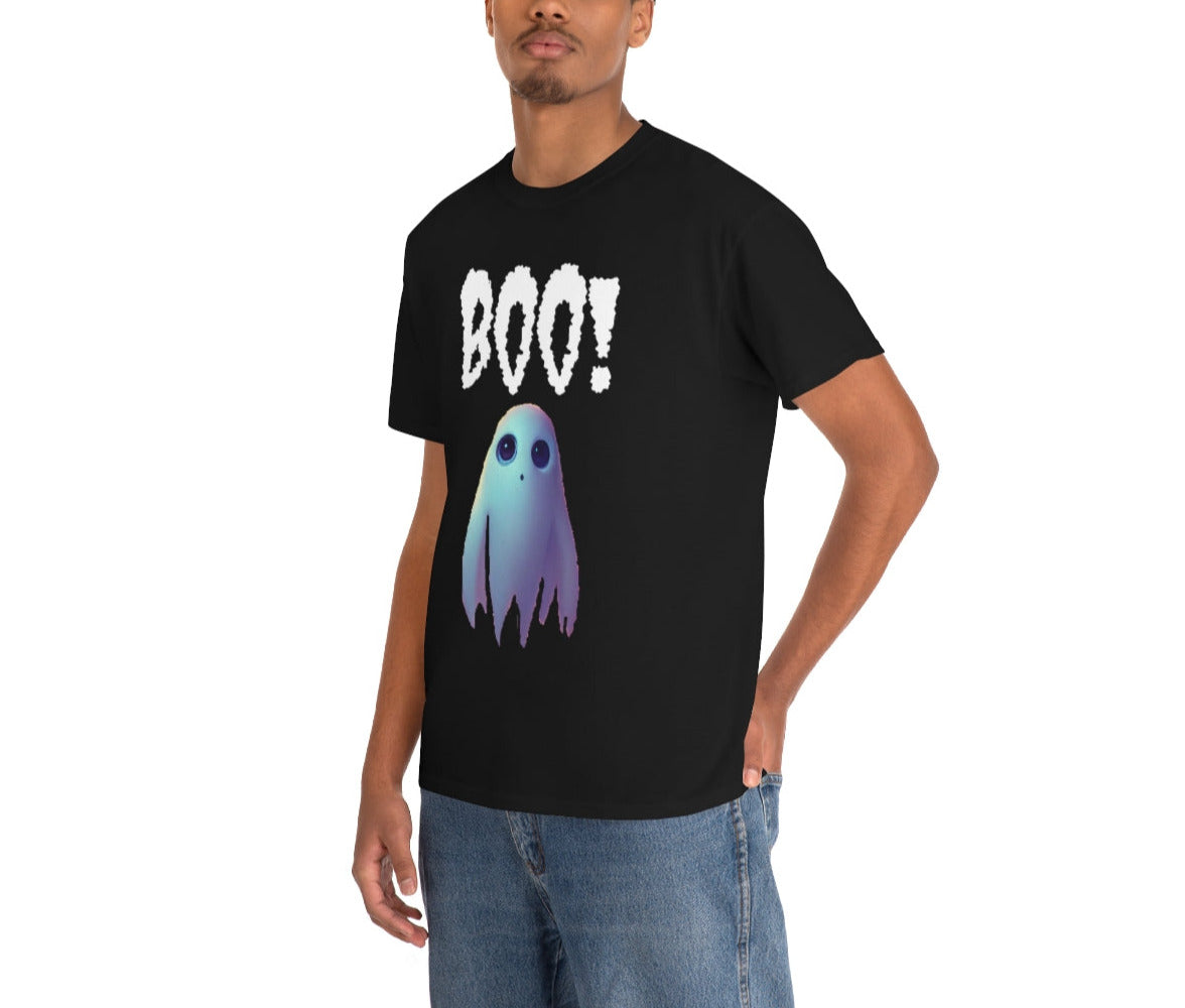 Spooky Halloween Ghoul. Unisex Heavy Cotton Tee.