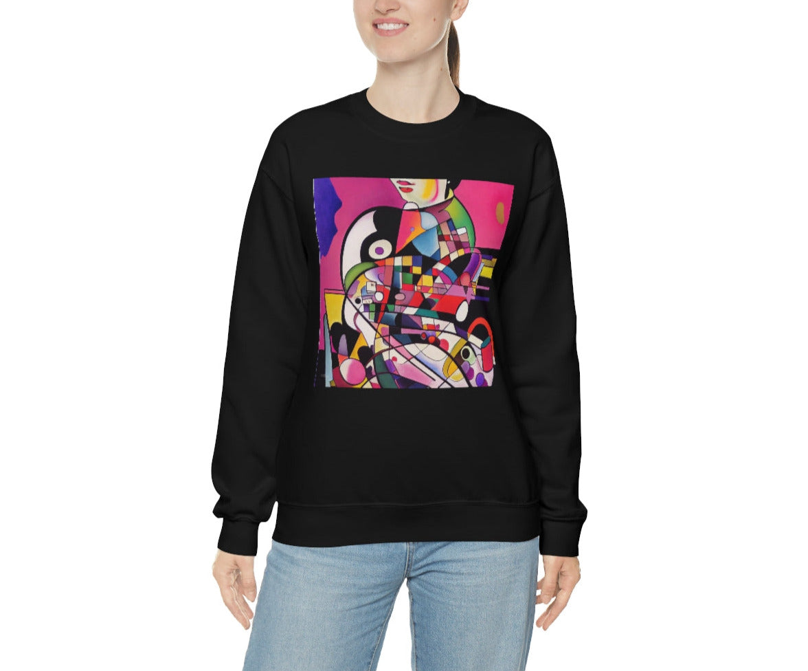 Multitasking - Original Art. Unisex Heavy Blend Crewneck Sweatshirt.