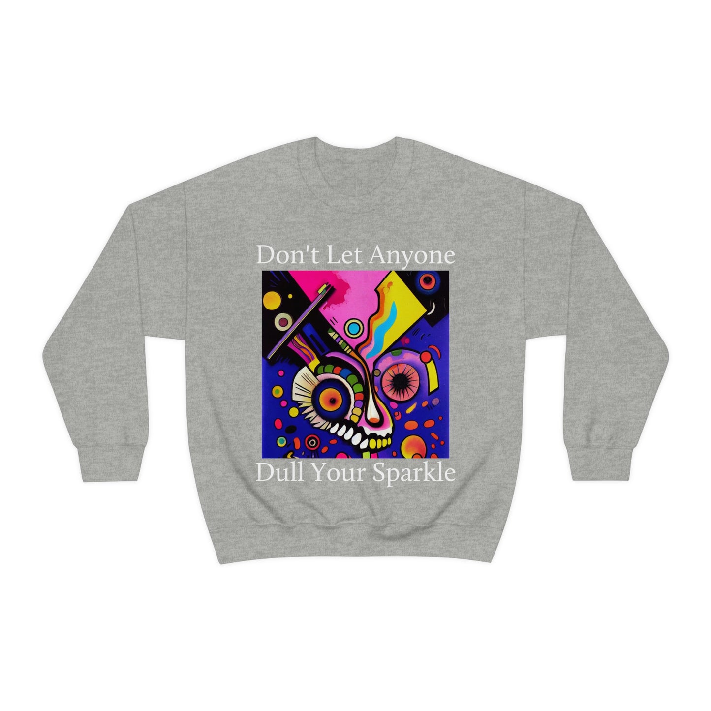 Express Yourself. Original Art. Unisex Heavy Blend Crewneck Sweatshirt.