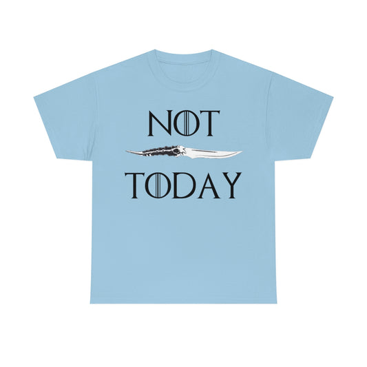 Not Today. Unisex Heavy Cotton Tee.