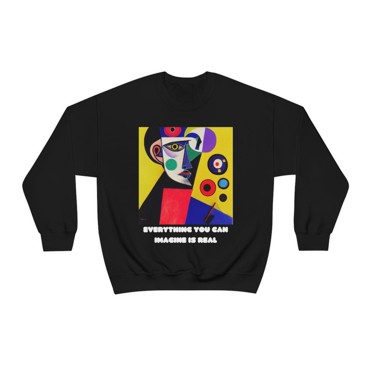 Everything You Can Imagine Is Real - Original Art. Unisex Heavy Blend Crewneck Sweatshirt.