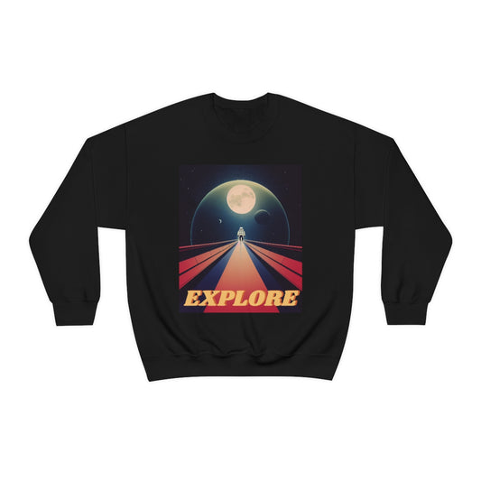 Explore Strange New Planets. Unisex Heavy Blend Crewneck Sweatshirt.