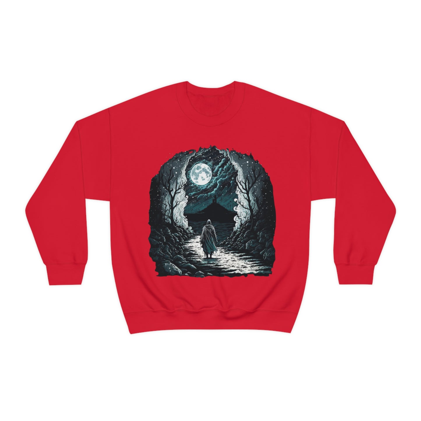 Life is a journey, enjoy the ride. Original Art. Unisex Heavy Blend Crewneck Sweatshirt.