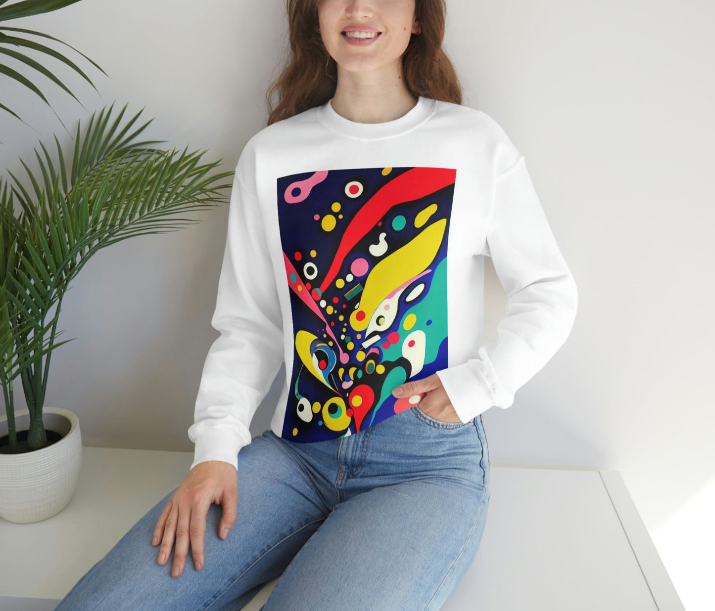 Endless Array Of Experiences. Original Art. Unisex Heavy Blend Crewneck Sweatshirt.