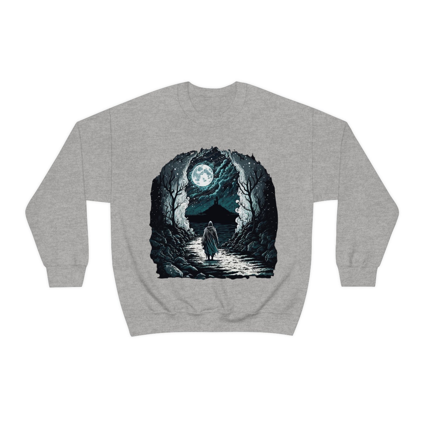 Life is a journey, enjoy the ride. Original Art. Unisex Heavy Blend Crewneck Sweatshirt.