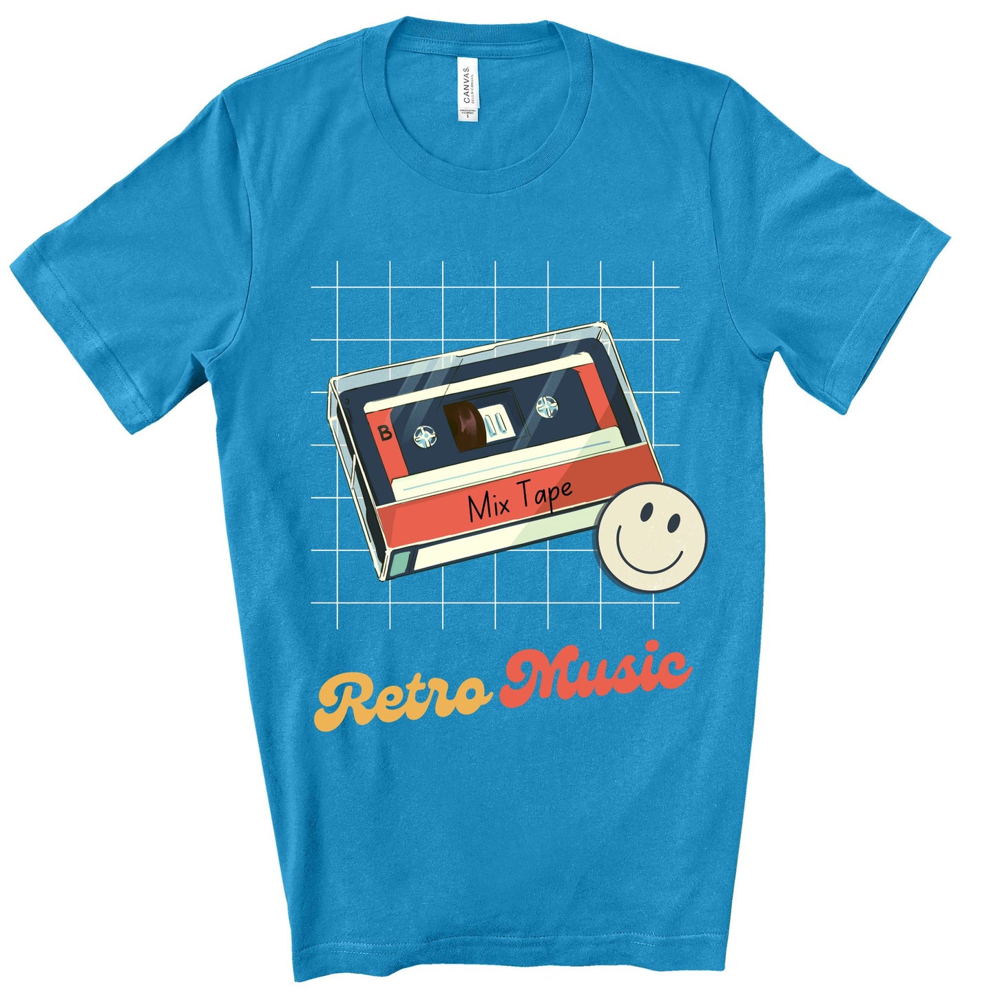 Retro Music Hits. Unisex Jersey Short Sleeve Tee.