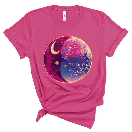 The Candy Galaxy - Original Art. Unisex Jersey Short Sleeve Tee.