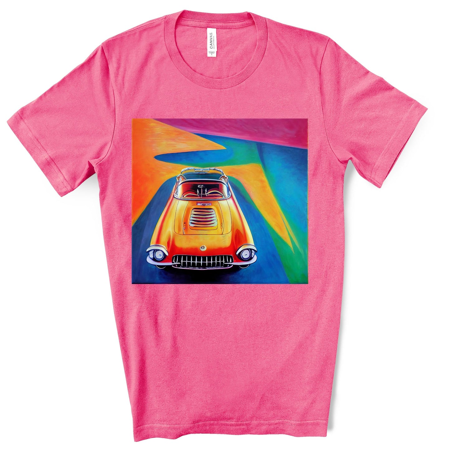 Streamline Sports Car. Original Art. Unisex Jersey Short Sleeve Tee.