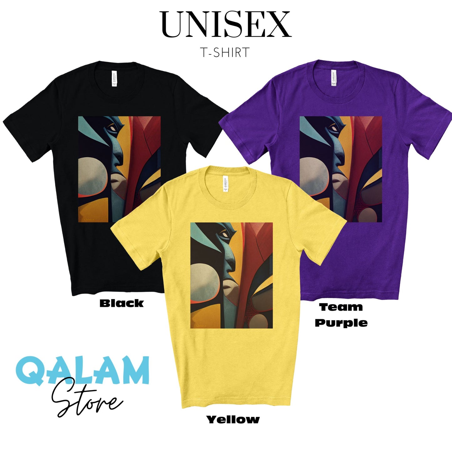 Good Vs. Evil Contemporary Original Art. Original Art. Unisex Jersey Short Sleeve Tee.