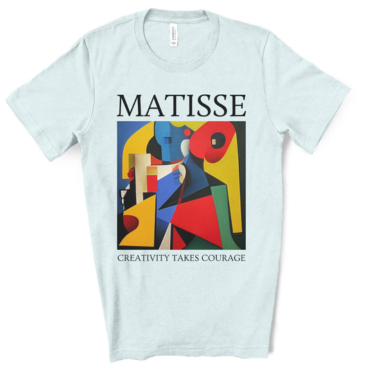 Creativity Takes Courage - Original Art Inspired By Matisse artwork. Unisex Jersey Short Sleeve Tee.