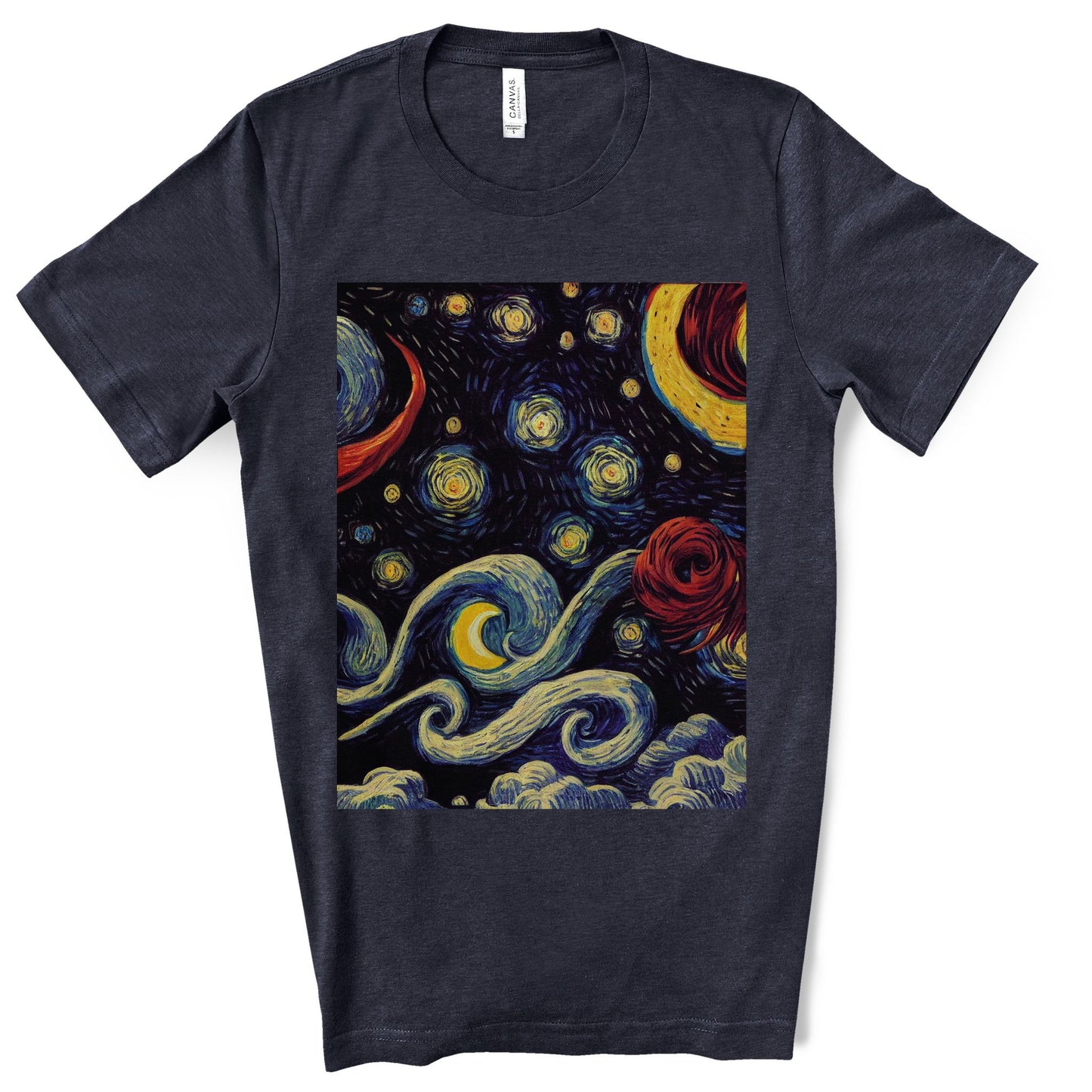 Space Travel Riding On A Beam Of Light. Original Art. Unisex Jersey Short Sleeve Tee.