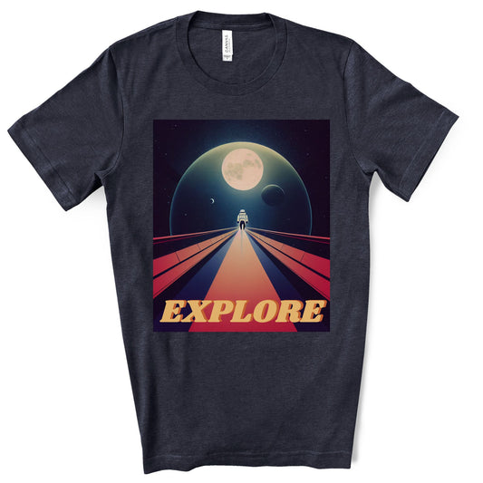Explore Strange New Planets. Unisex Jersey Short Sleeve Tee.