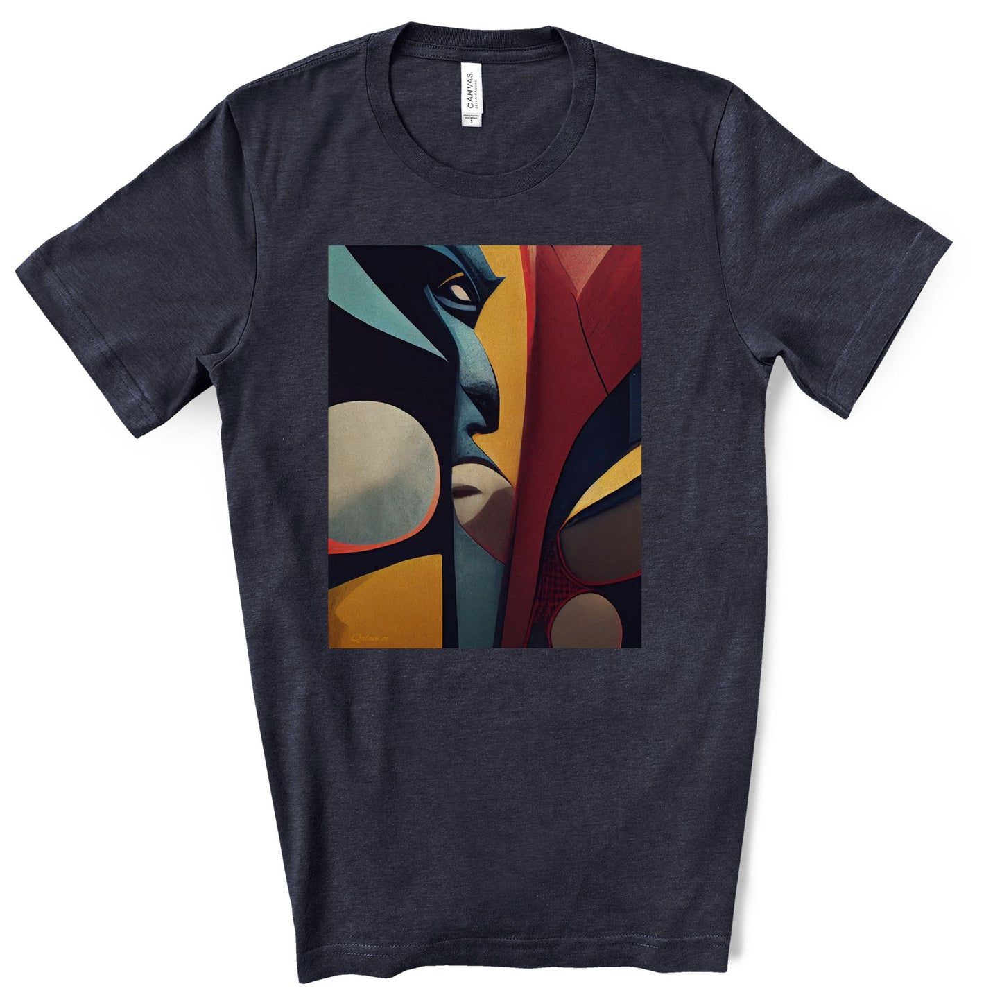 Good Vs. Evil Contemporary Original Art. Original Art. Unisex Jersey Short Sleeve Tee.