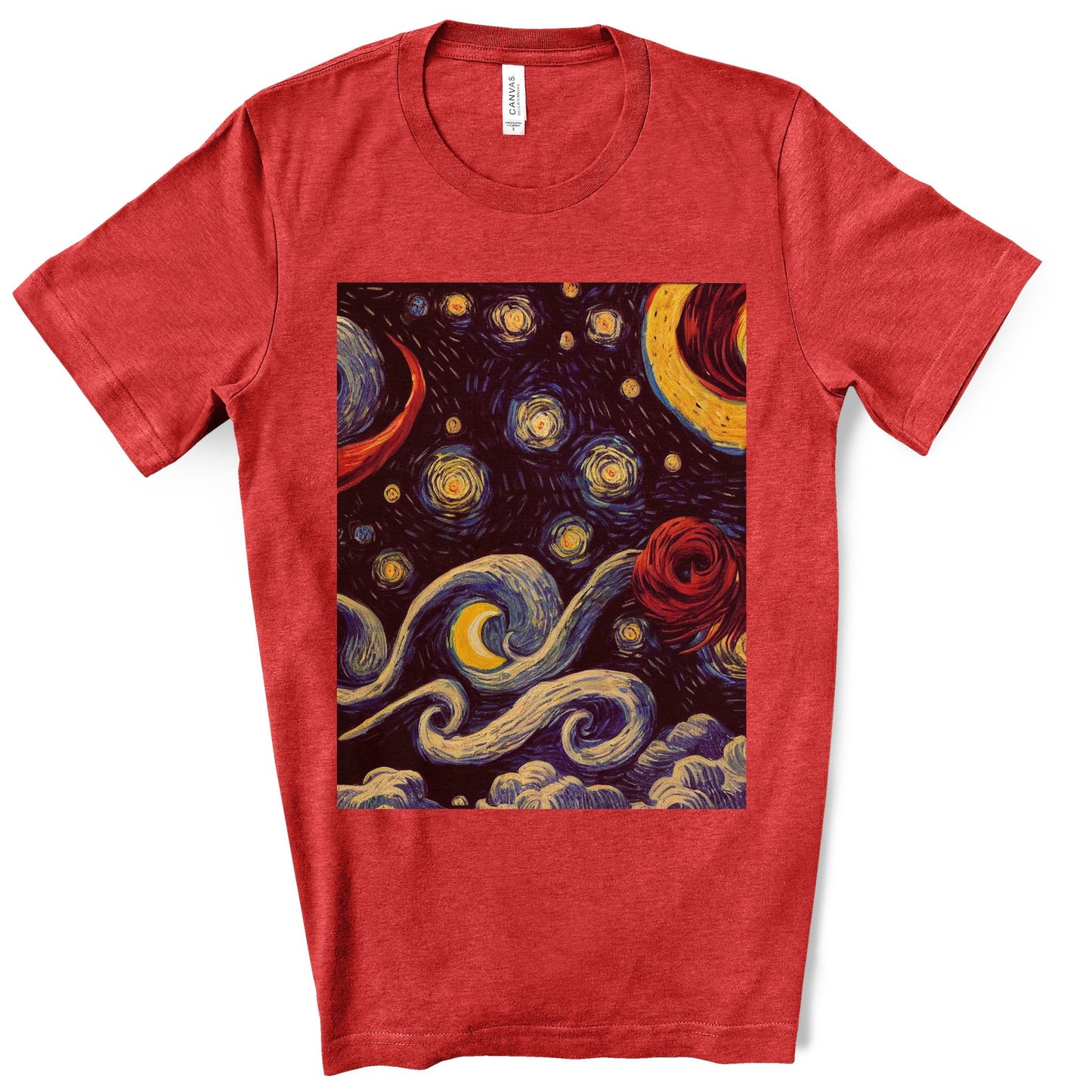 Space Travel Riding On A Beam Of Light. Original Art. Unisex Jersey Short Sleeve Tee.