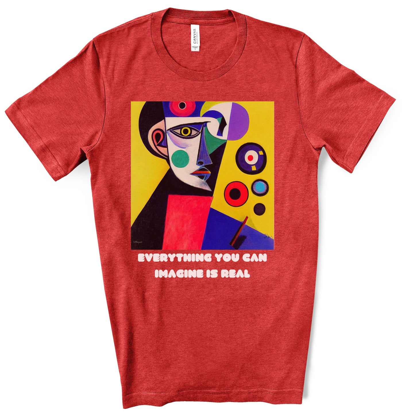 Everything You Can Imagine Is Real - Original Art. Unisex Jersey Short Sleeve Tee.