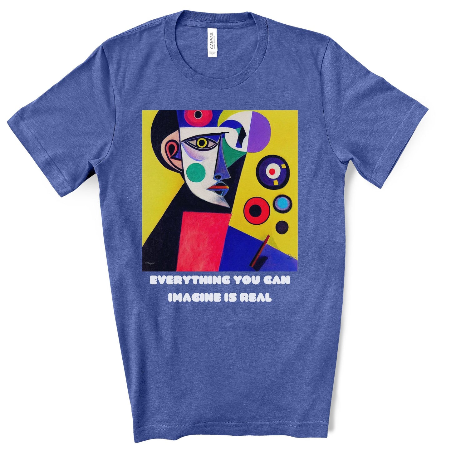 Everything You Can Imagine Is Real - Original Art. Unisex Jersey Short Sleeve Tee.