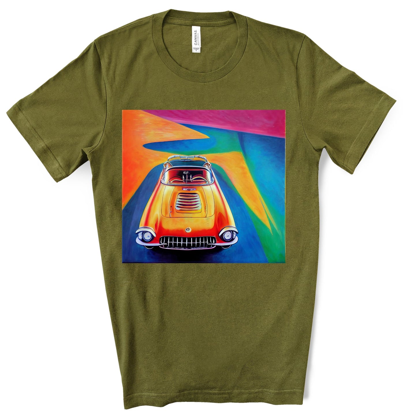 Streamline Sports Car. Original Art. Unisex Jersey Short Sleeve Tee.