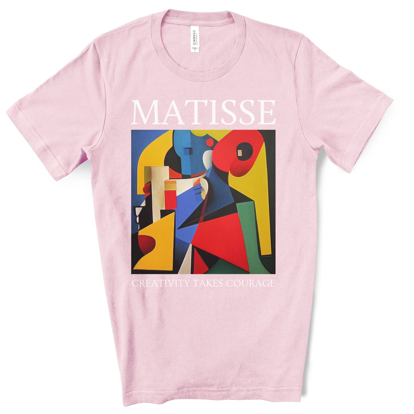 Creativity Takes Courage - Original Art Inspired By Matisse artwork. Unisex Jersey Short Sleeve Tee.