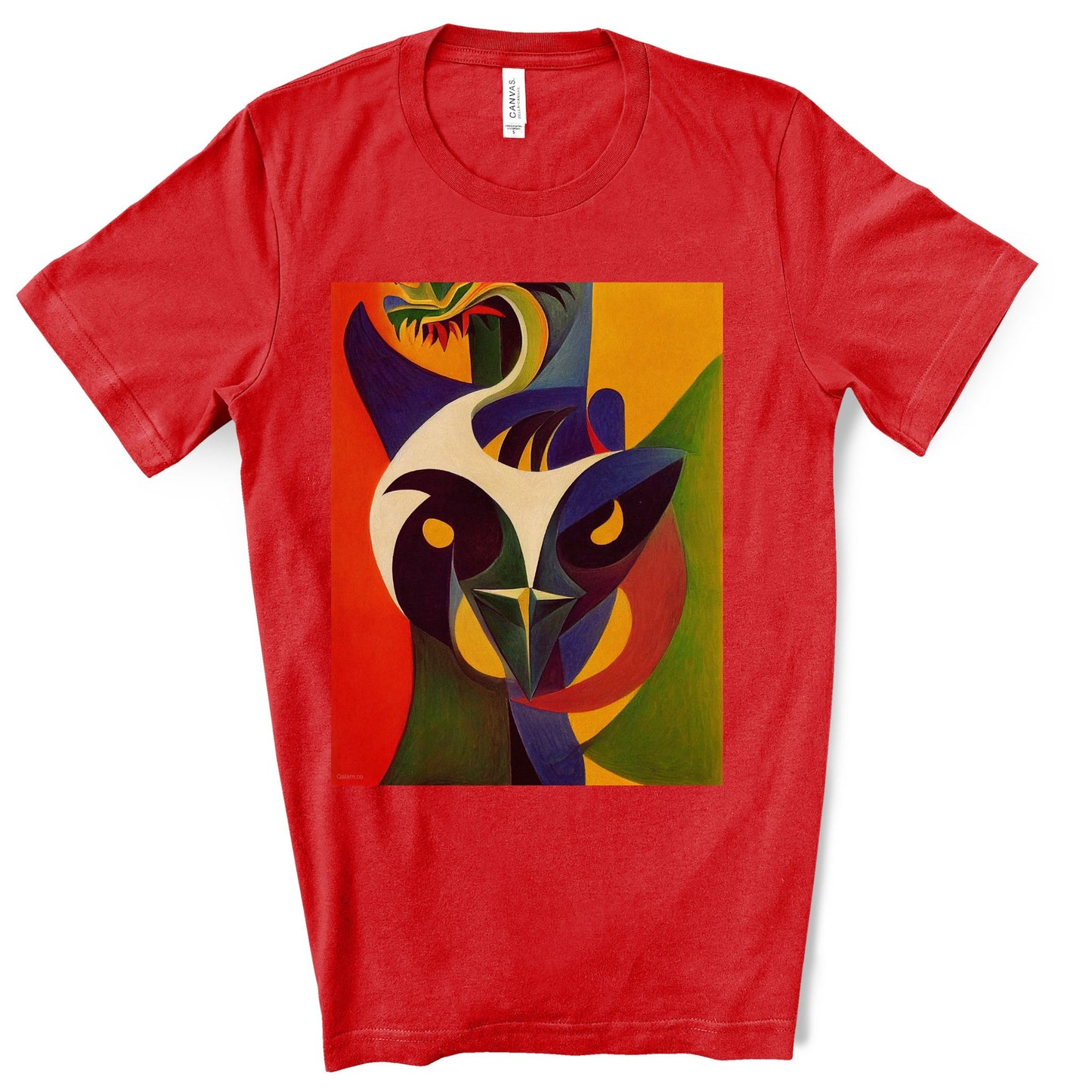 Controlling A Dragon Is An Illusion. Original Art. Unisex Jersey Short Sleeve Tee.