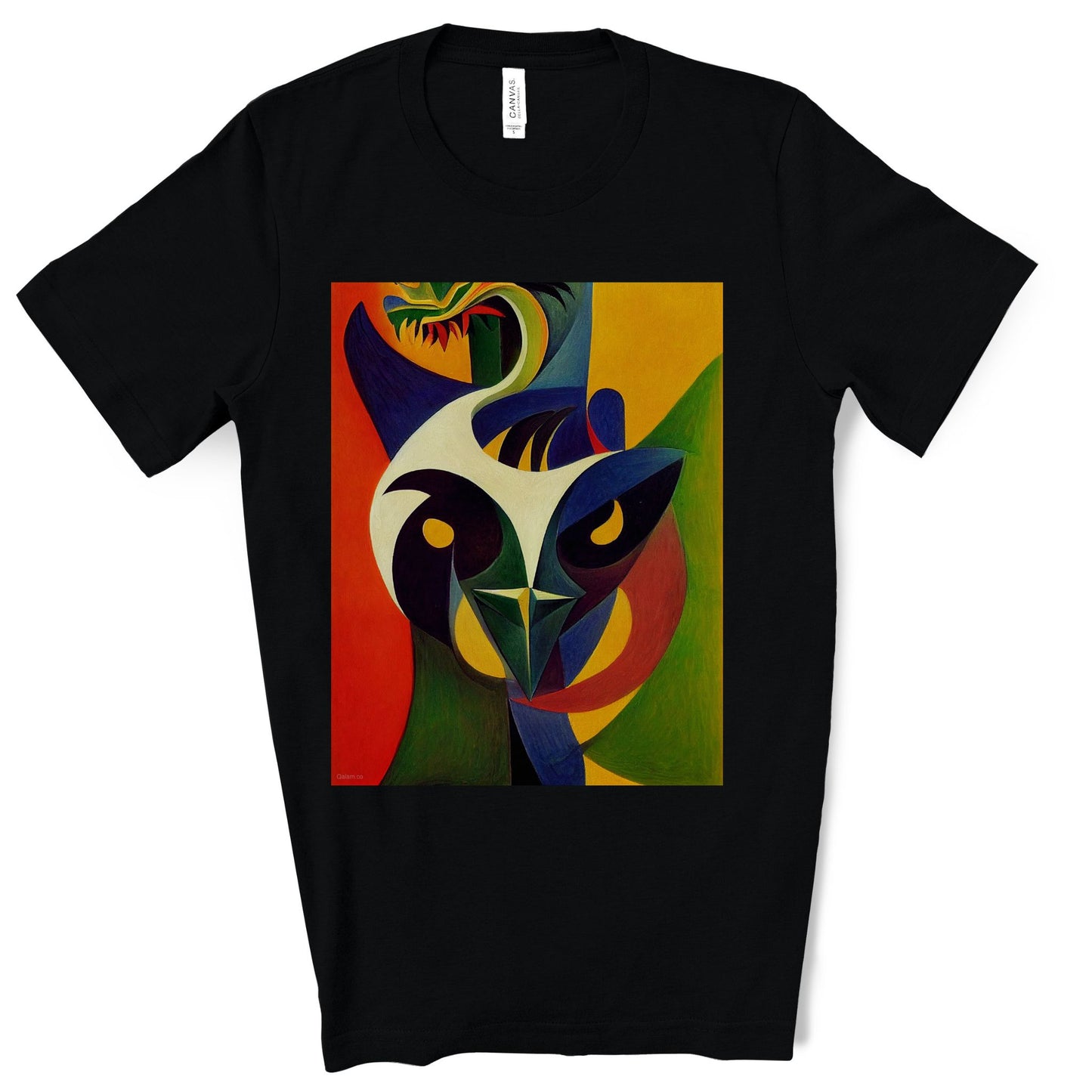 Controlling A Dragon Is An Illusion. Original Art. Unisex Jersey Short Sleeve Tee.