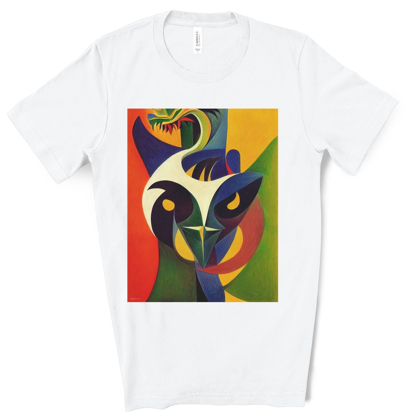 Controlling A Dragon Is An Illusion. Original Art. Unisex Jersey Short Sleeve Tee.