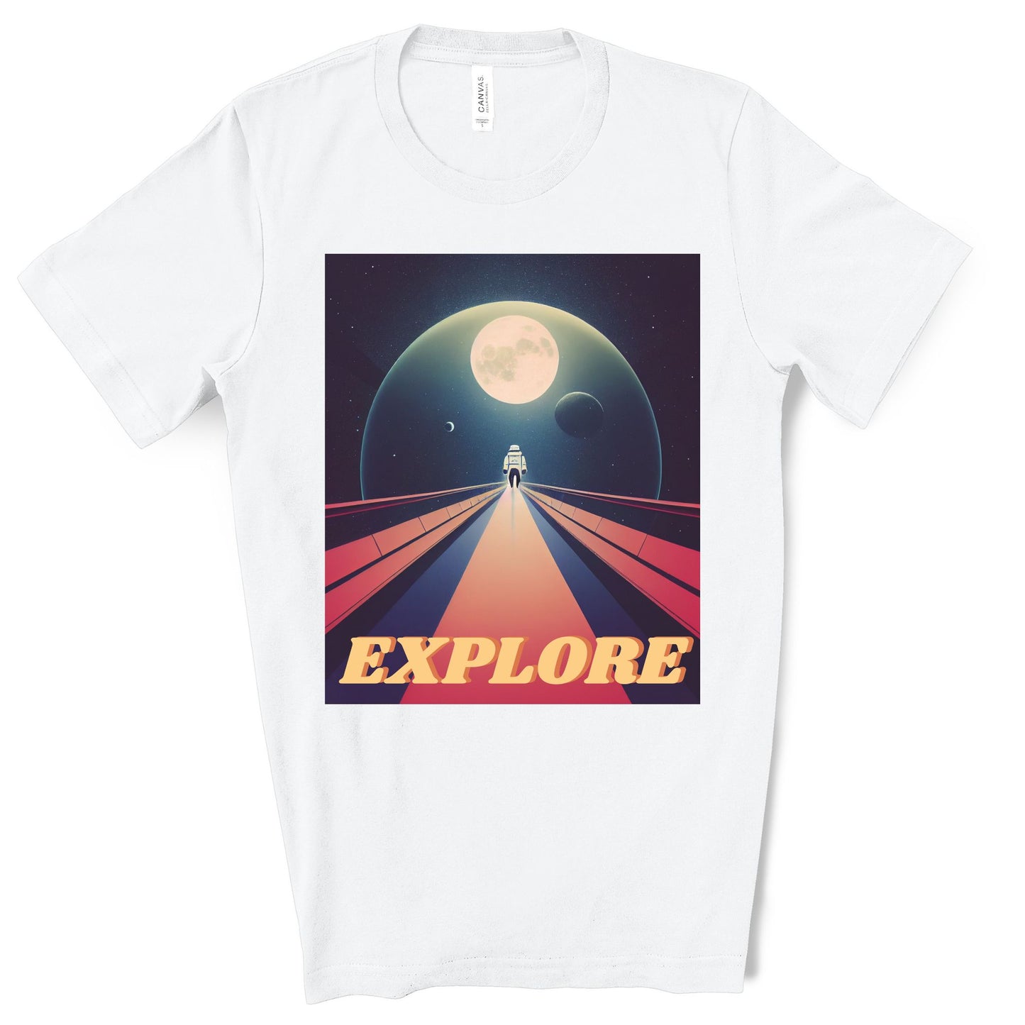 Explore Strange New Planets. Unisex Jersey Short Sleeve Tee.