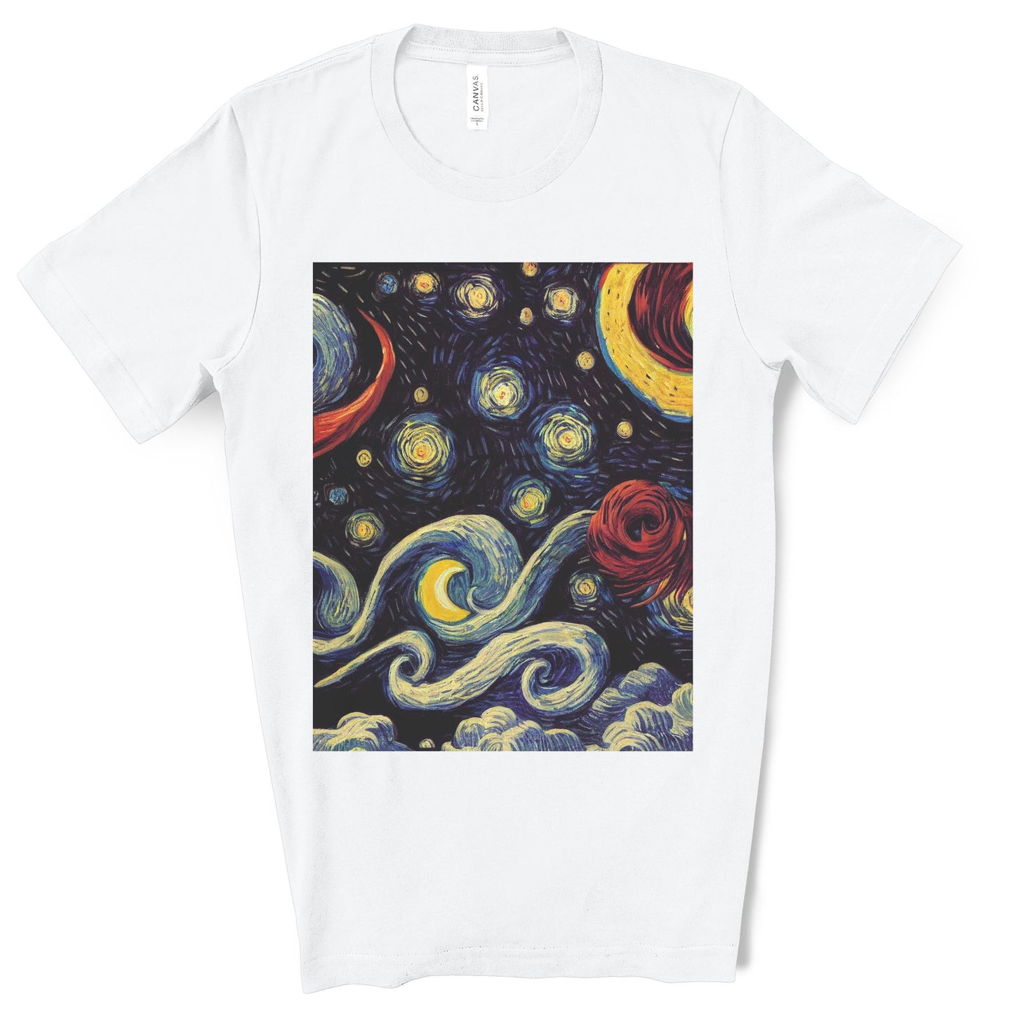 Space Travel Riding On A Beam Of Light. Original Art. Unisex Jersey Short Sleeve Tee.