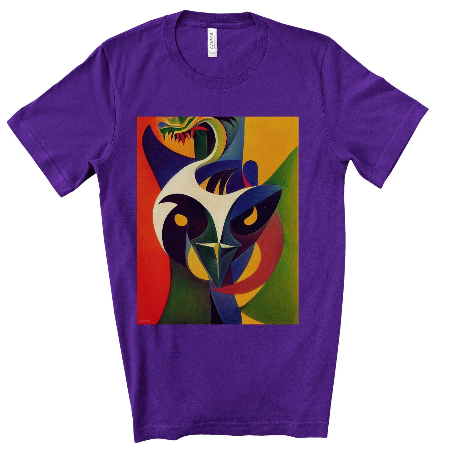 Controlling A Dragon Is An Illusion. Original Art. Unisex Jersey Short Sleeve Tee.