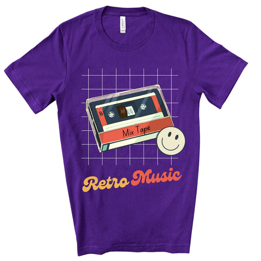 Retro Music Hits. Unisex Jersey Short Sleeve Tee.